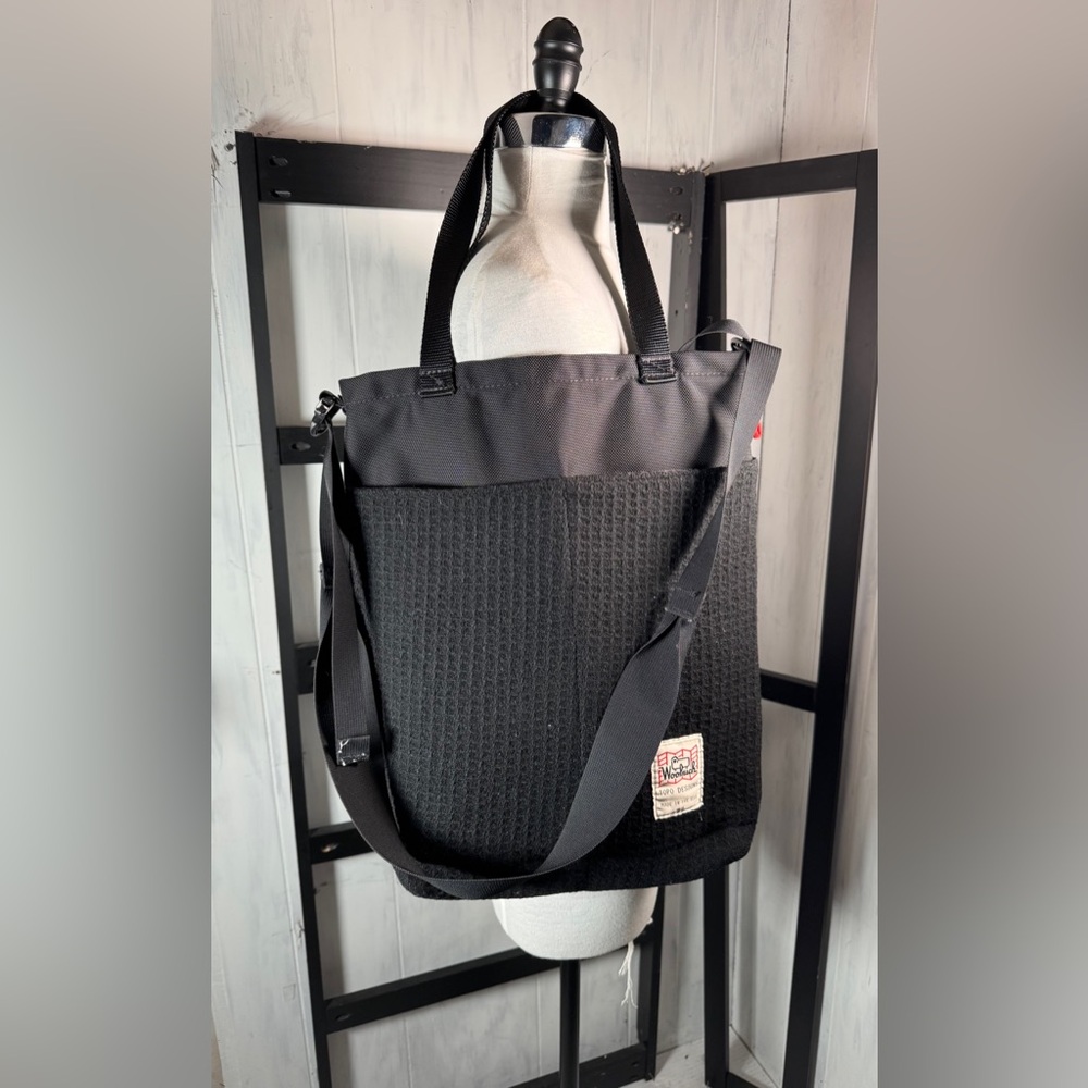 Topo Designs X Woolrich USA MADE Wool/Nylon Weather Resistant Tote & Crossbody